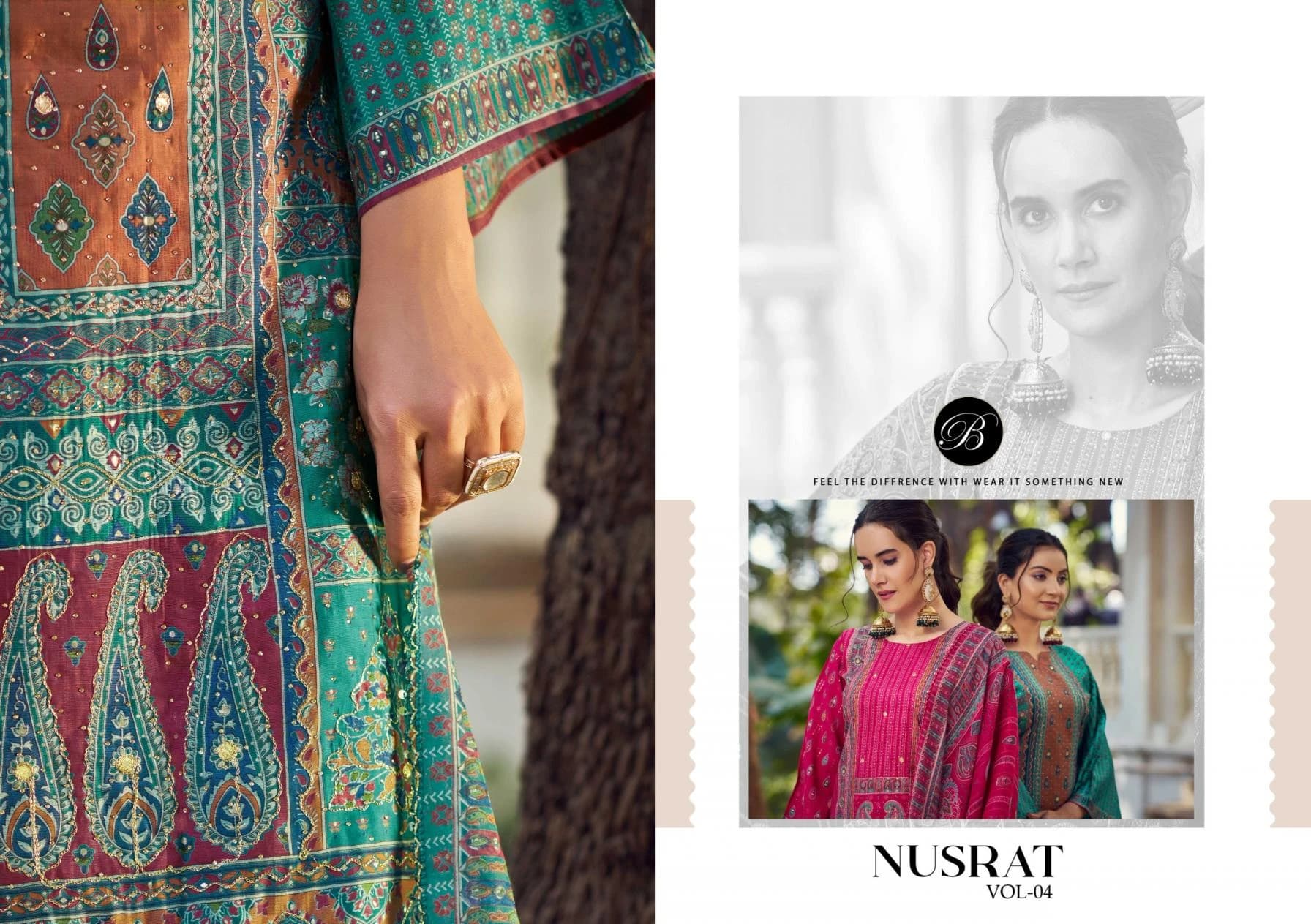 NUSRAT VOL 4 wholesale for Delhi - Ethnicaa